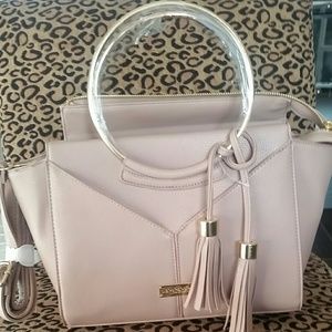 Bebe Ring Aurora Tote Handbag Blush